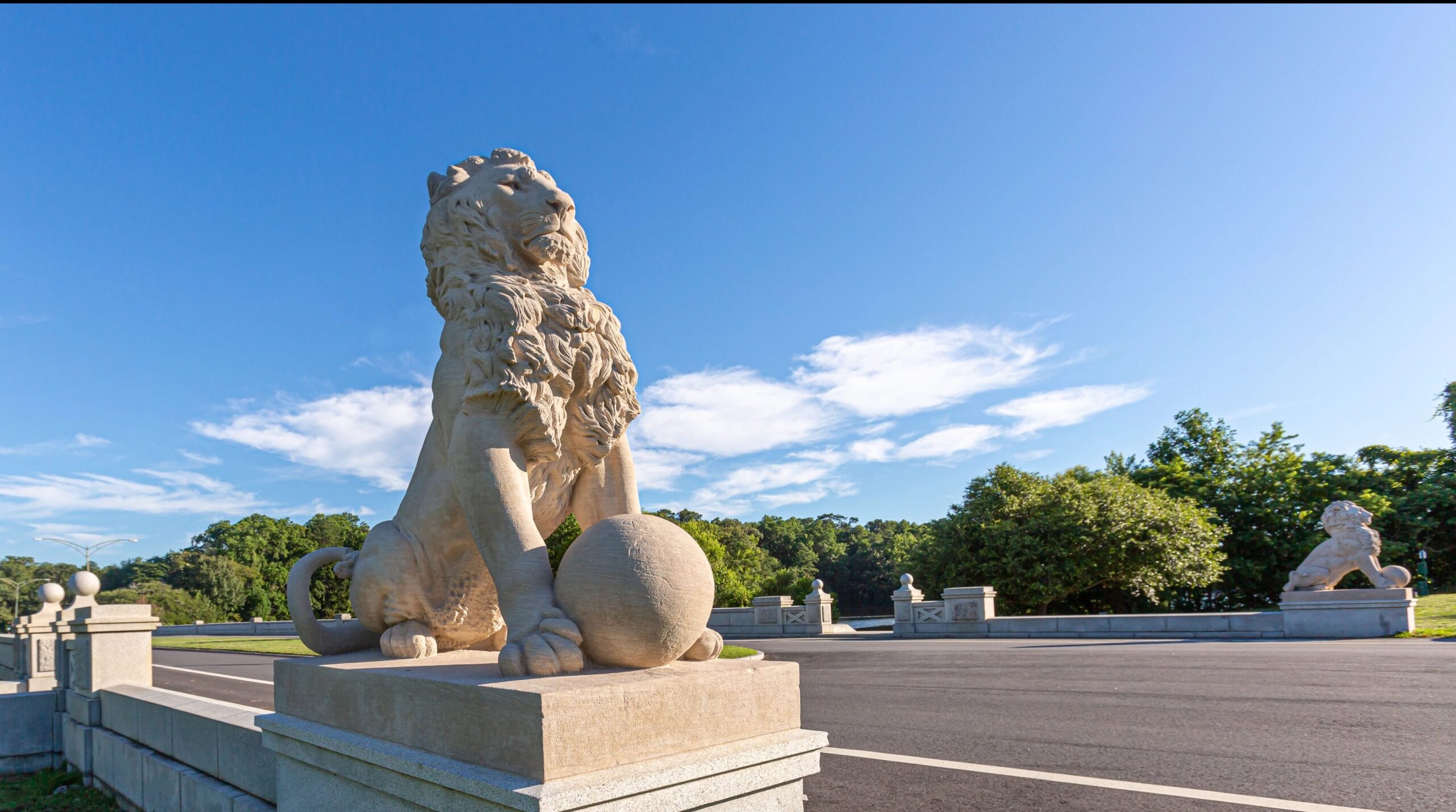 Lion statue