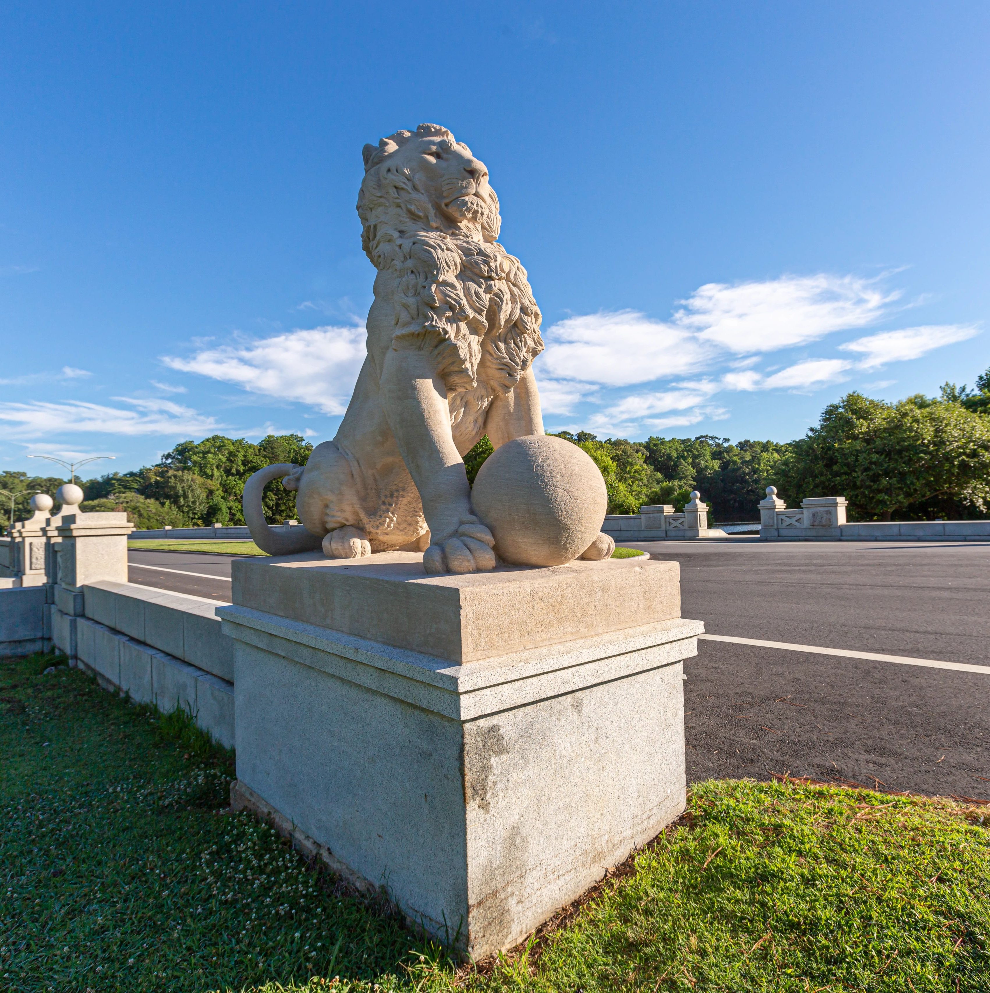 Lion statue