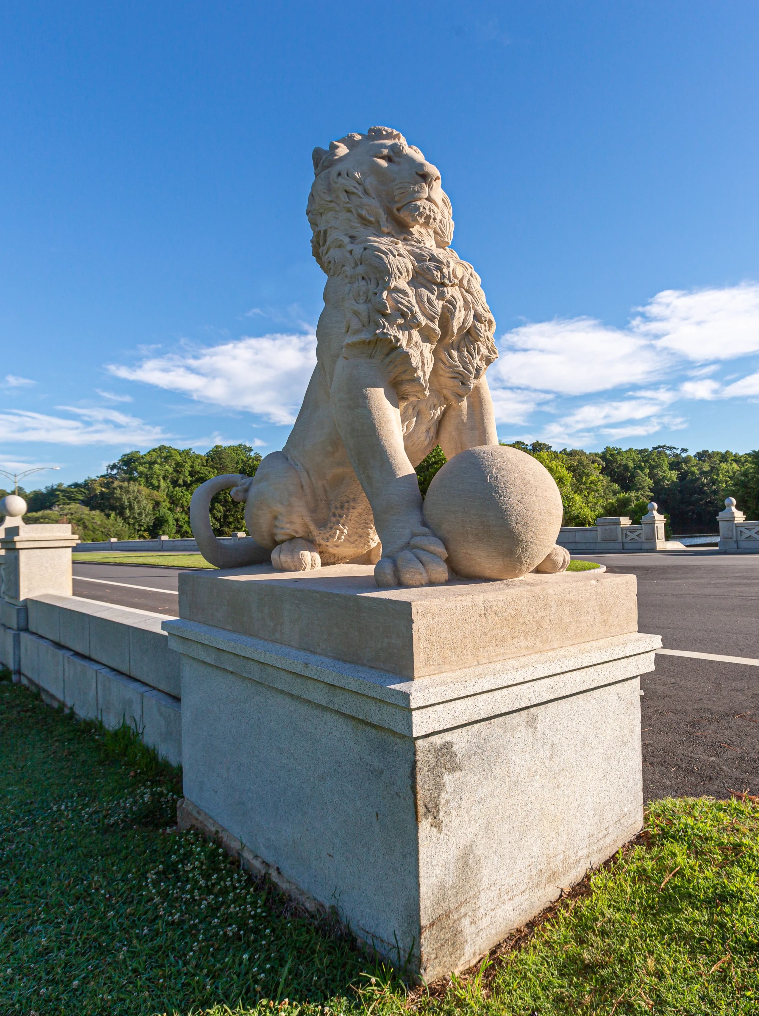 Lion statue