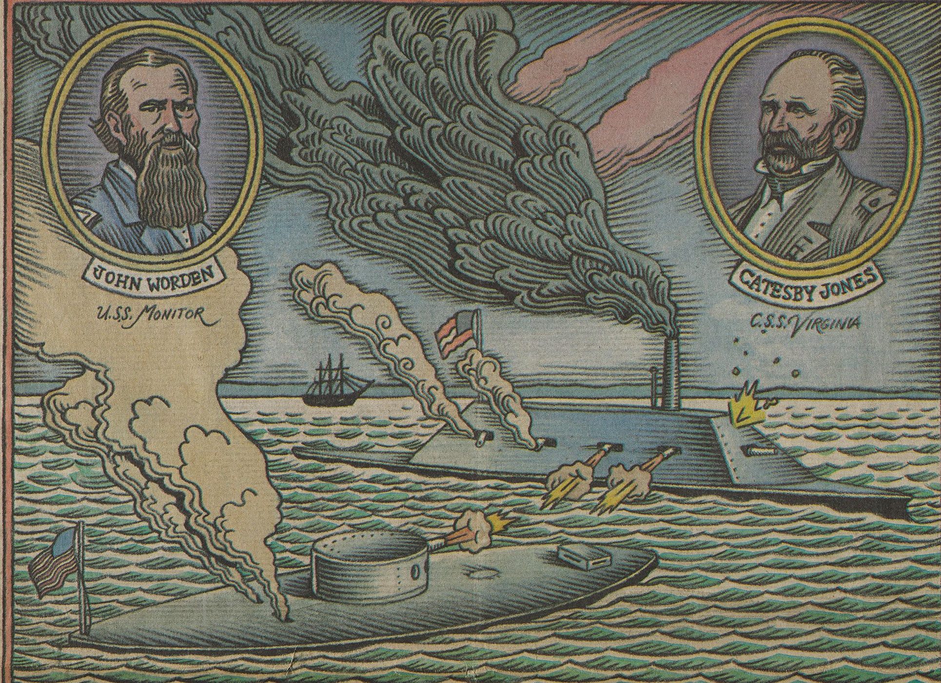 Iron Meets Iron The Battle of USS Monitor and CSS Virginia The