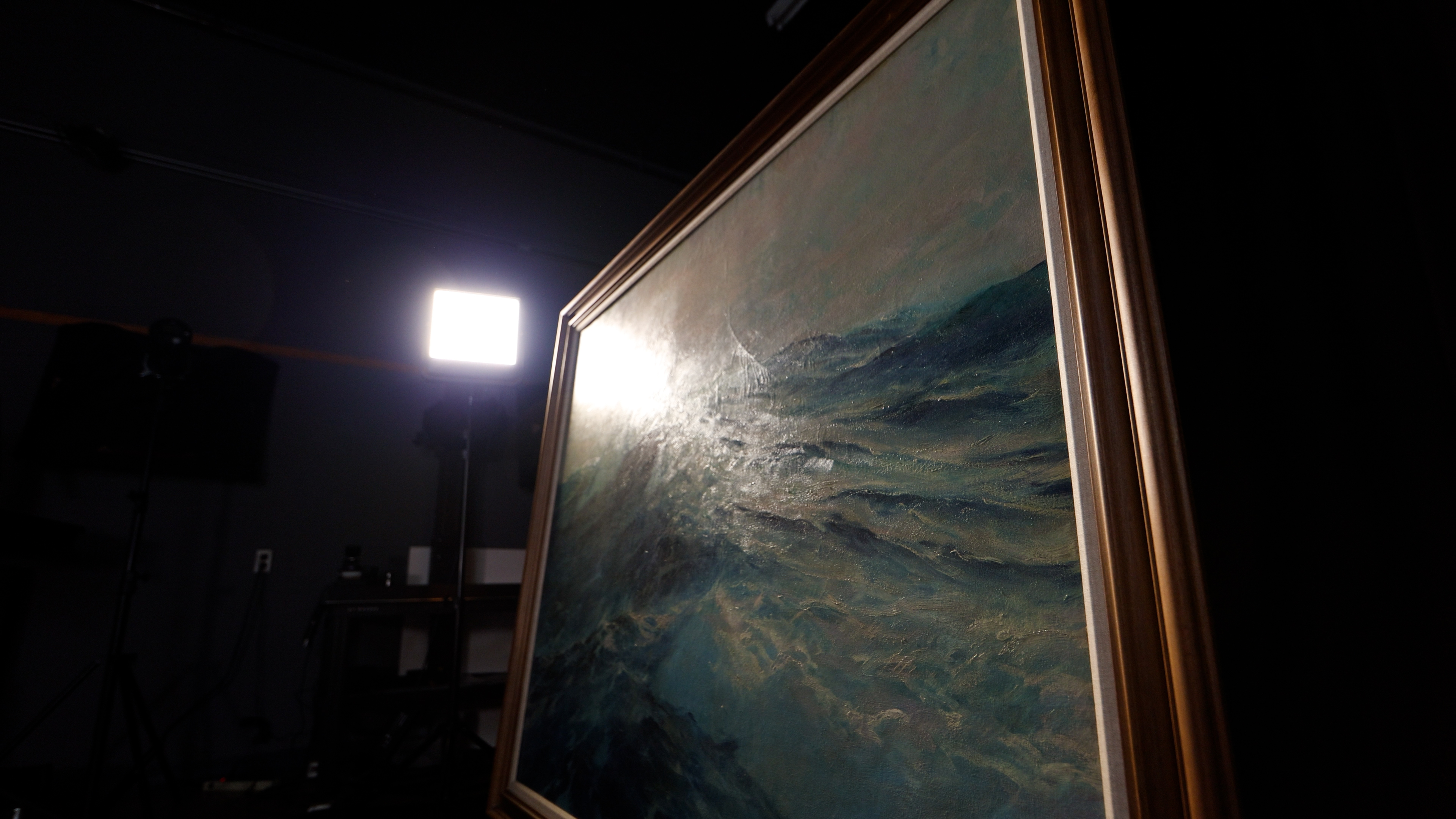 Studio shot of The Wild Gulf Stream by Frank Vining Smith