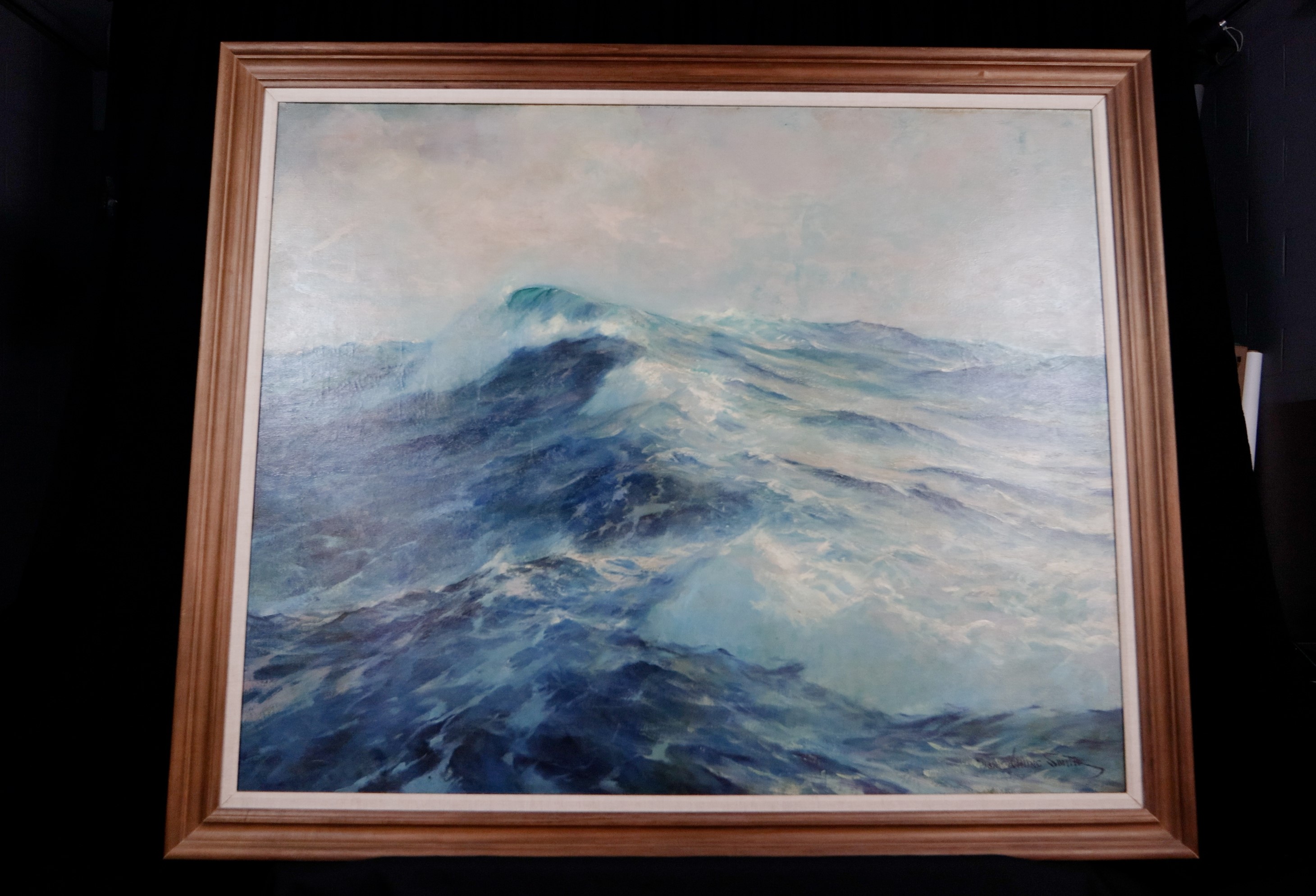 The Wild Gulf Stream by Frank Vining Smith. Oil on Canvas