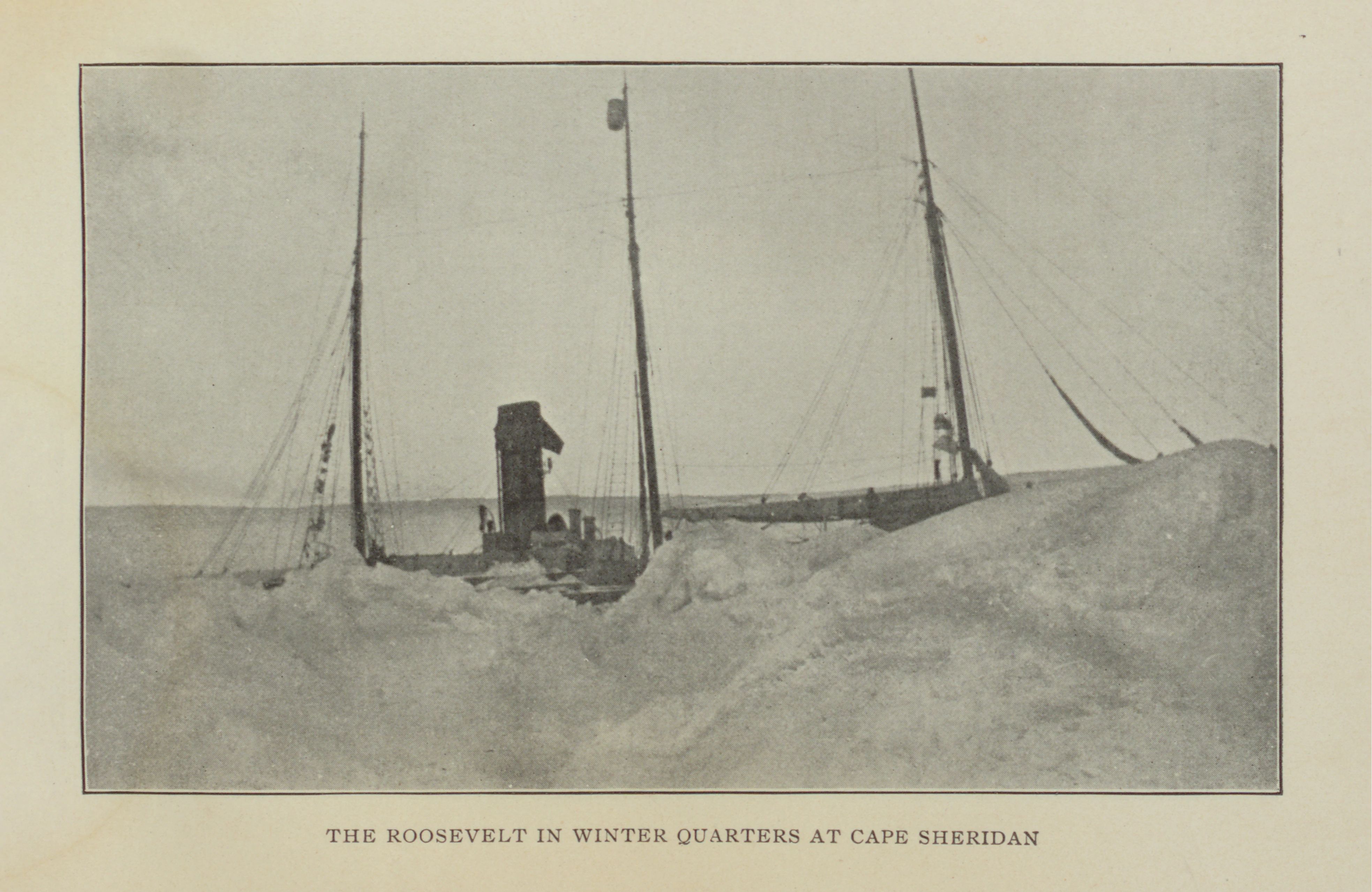 Roosevelt in winter quarters at Cape Sheridan.