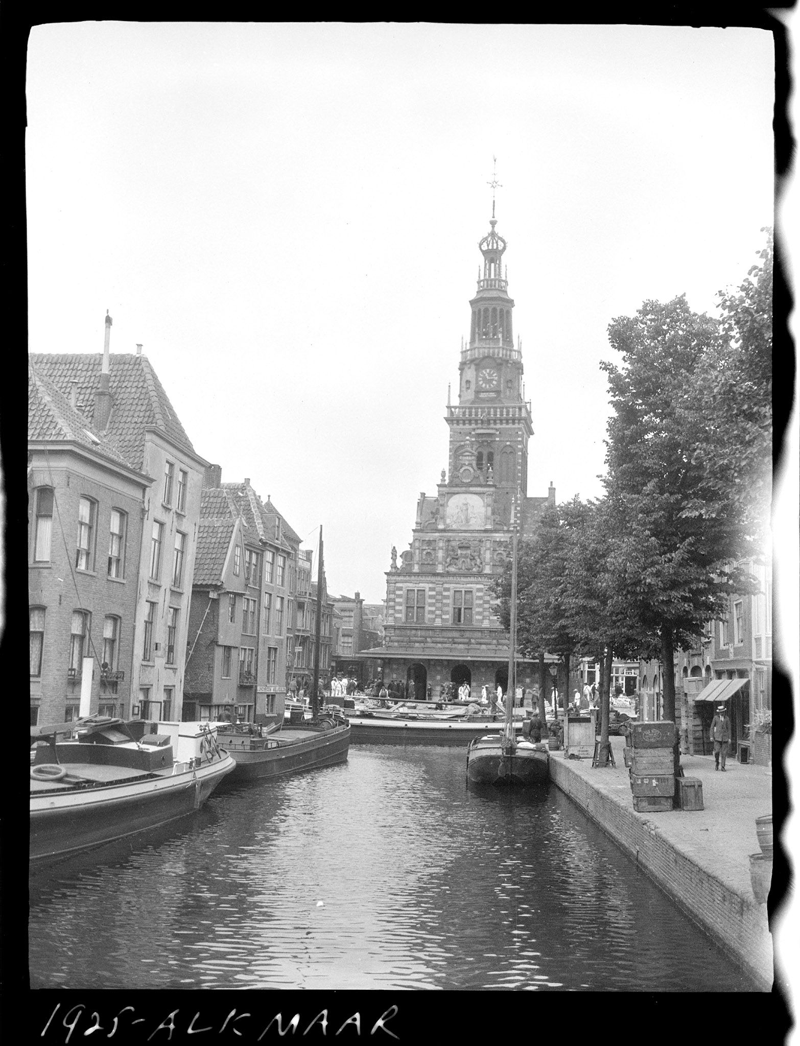 An old cathedral is now the Waag, standing tall as a registered national monument and center for the Alkmaar Cheese Festival.