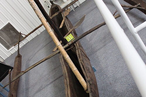 picture of a Ngalawa, 
Double Outrigger Canoe