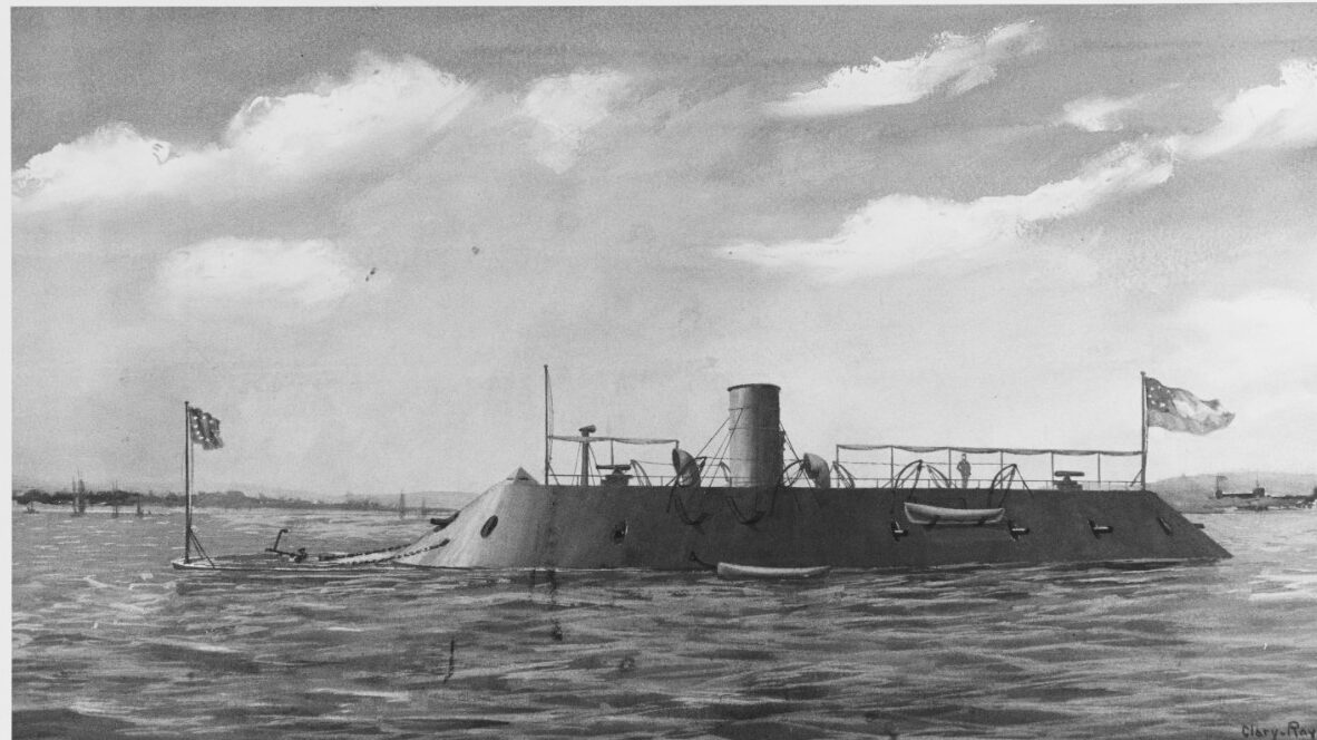 Drawing of CSS Virginia