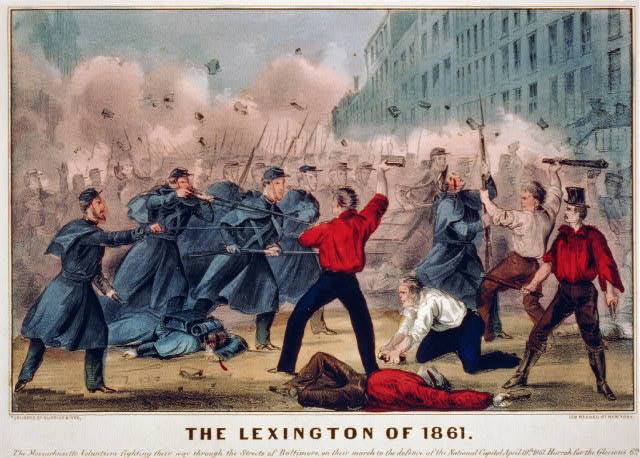 Print of Lexington of 1861