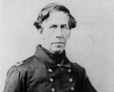 Black-and-white photograph of Captain Charles Wilkes.