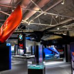 View from the inside of the Speed and Innovation in The America's Cup gallery.