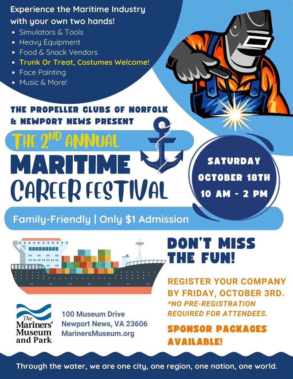 Flyer for the second annual Maritime Career Festival.